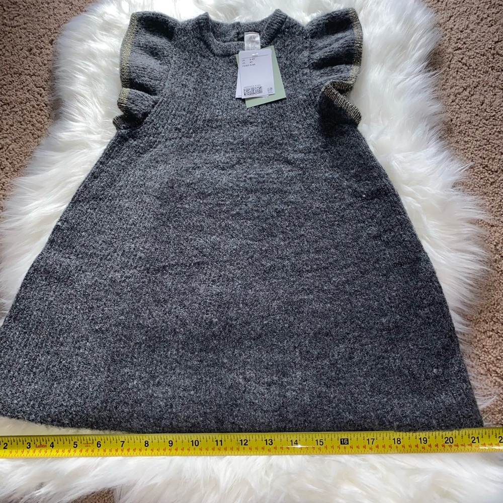 Girls knit dress sleeveless H&M New - Picture 6 of 10